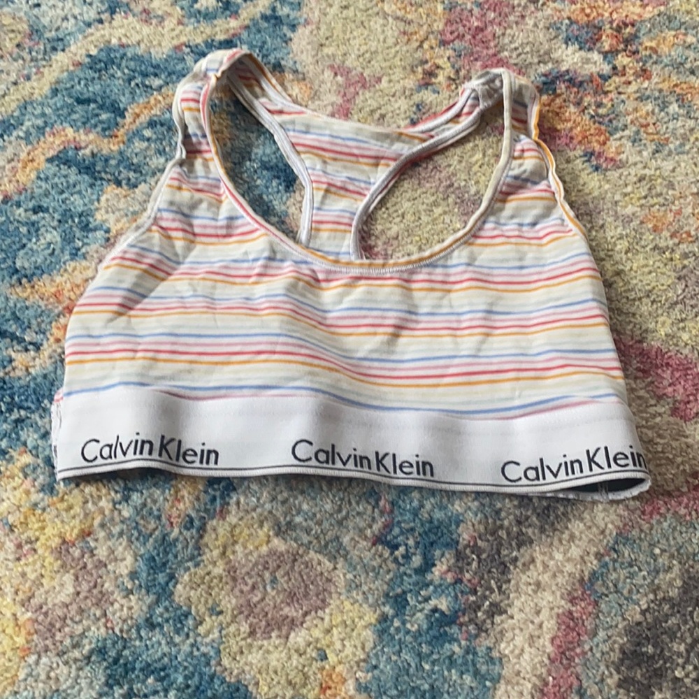 calvin klein sports bra